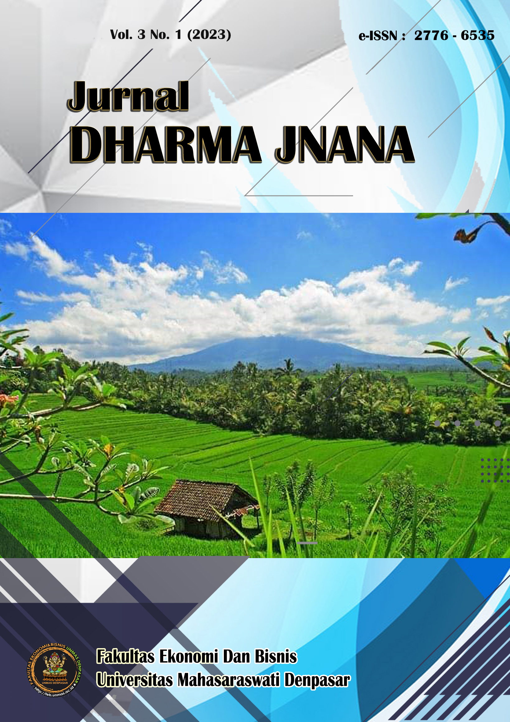 					View Vol. 3 No. 1 (2023): JURNAL DHARMA JNANA
				